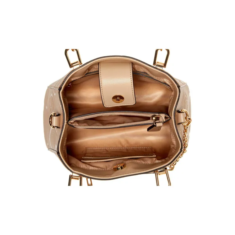 GUESS Artificial Leather Handbag Shoulder Bag Crossbody Bag Small Size Women's Light Brown-3