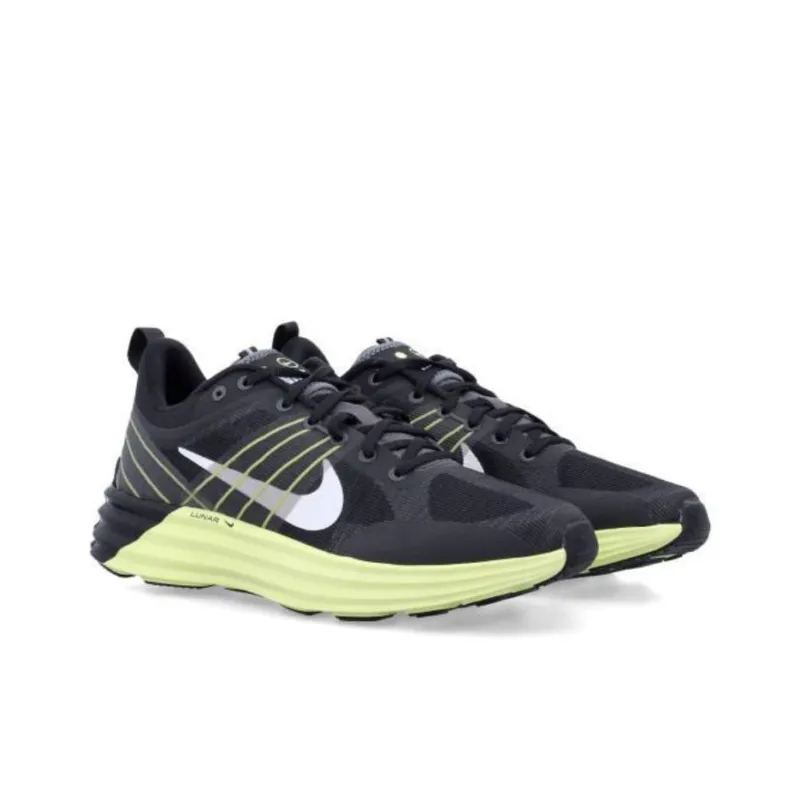 Nike Lunar Roam Anti Slip Wear Resistant Low Top Casual Running Shoes Unisex Black-2