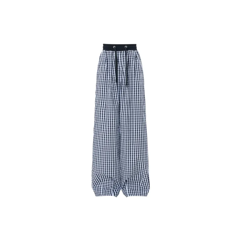 ZAZN Casual Pants Women's Plaid-1