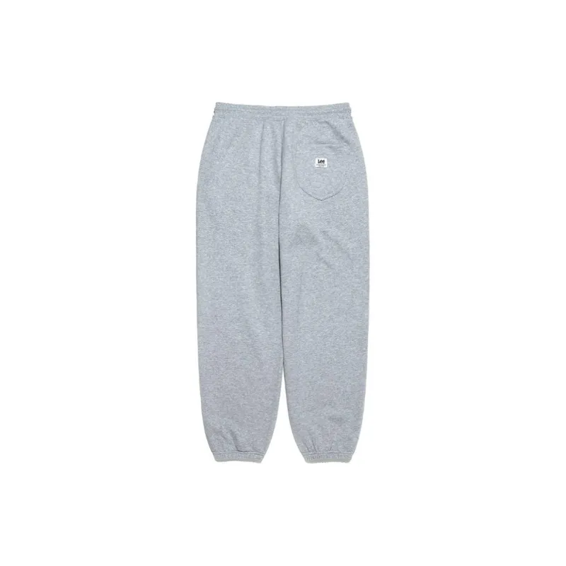 Lee Knitted Sweatpants Unisex Gray-1