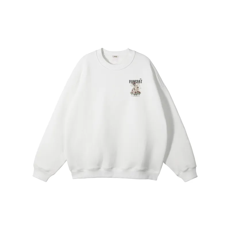 Pancoat Sweatshirt Unisex White-1