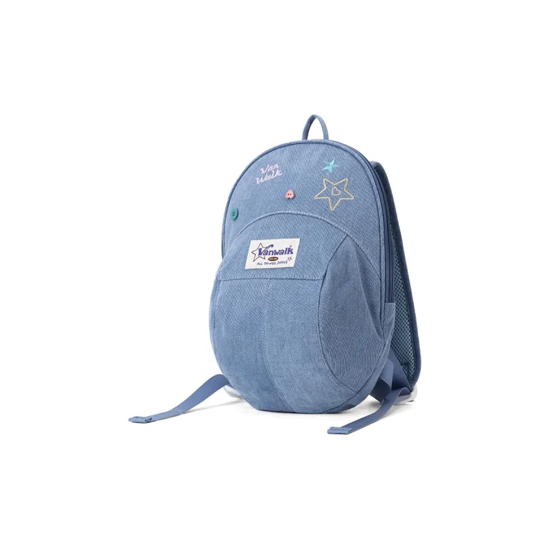 VANWALK Polyester Backpack Large Size Women's Dream Pink/Angel Star/Star Dream Blue/Stars Black-8