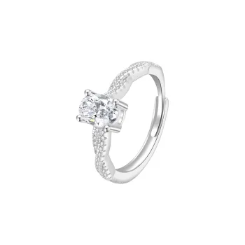 Lao Feng Xiang S925 Silver Rings Women's