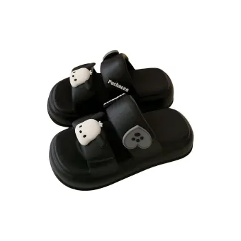 SHIGUDE Slippers Women's, Black