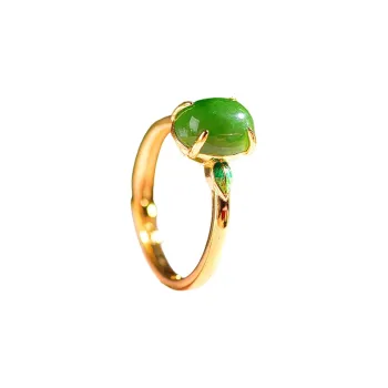 Jade Ink Love Hetian Jade Rings Jasper Women's
