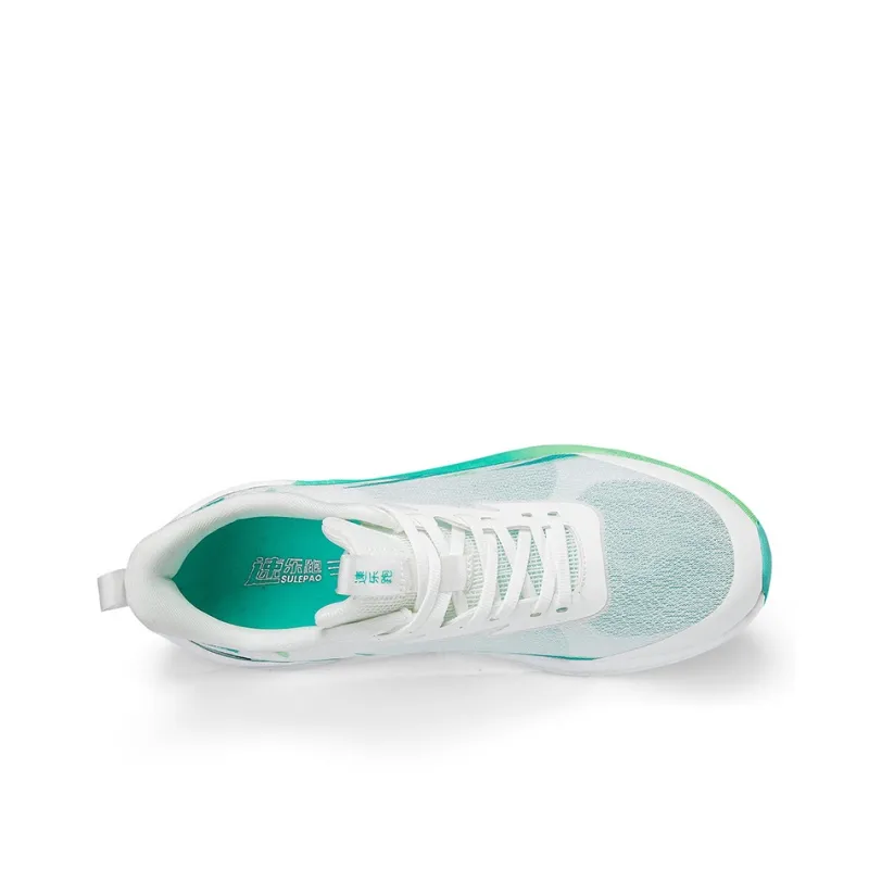 Speed Joy Run Cushioning Anti-Slip And Wear-Resistant Low-Top Carbon Plate Casual Running Shoes Men's White Green-6