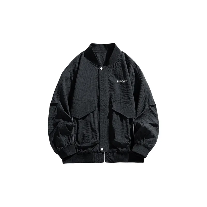 BOBBY ABLEY Jackets Coats Unisex Black-1