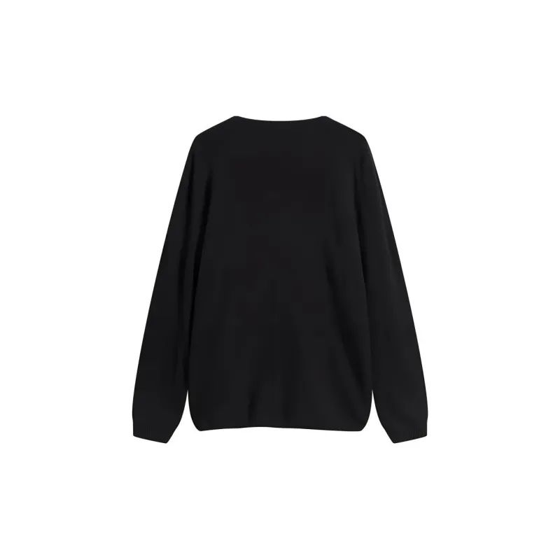 RICK OWENS X RICK OWENS Knit Jumbo Round Neck Top-1
