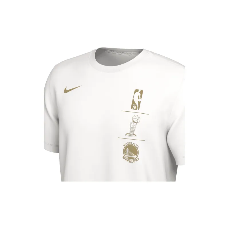 Nike x NBA Golden State Warriors T Shirt Men's White-2