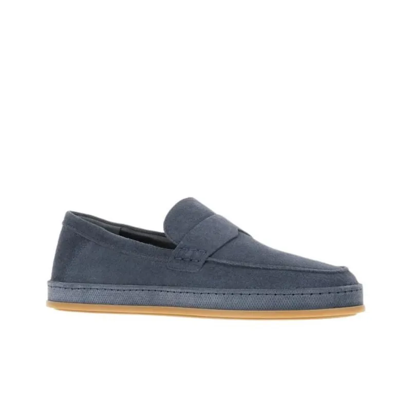 HOGAN Round Toe Slip On Loafers-2