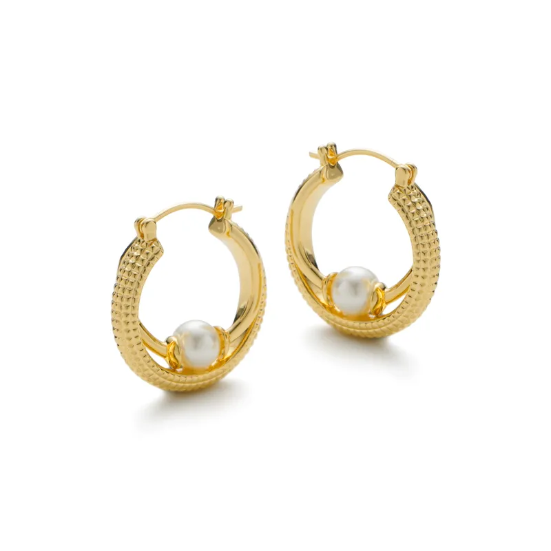 RSNY Gold Plated Copper Earrings Women's-5