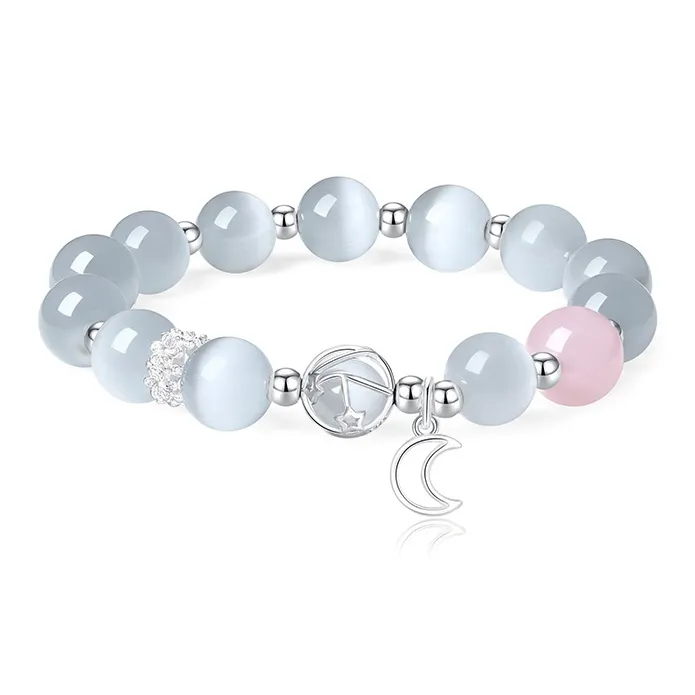 PARAS KORS Glass Cat Eye Bracelets Unisex-2