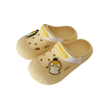 SHIGUDE x Pokemon Sandal Slippers Unisex, Light Yellow