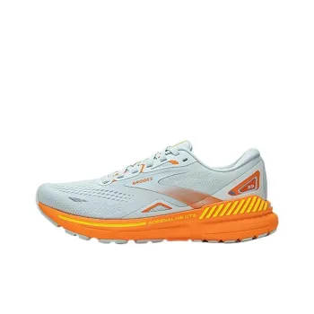 Brooks Adrenaline GTS Cushioned Wear-Resistant Coverage Low-Top Running Shoes Women's Light Yellow Green