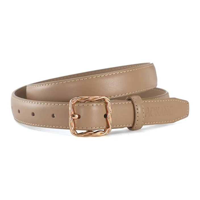 AOKANG Split Cow Leather Belts Women's Width 2.3CM-11