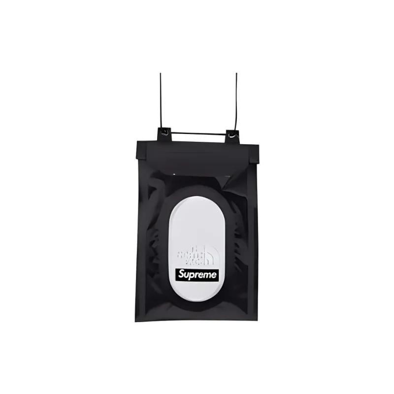 Supreme Nylon With Plastic Card Holder Men's Black-0