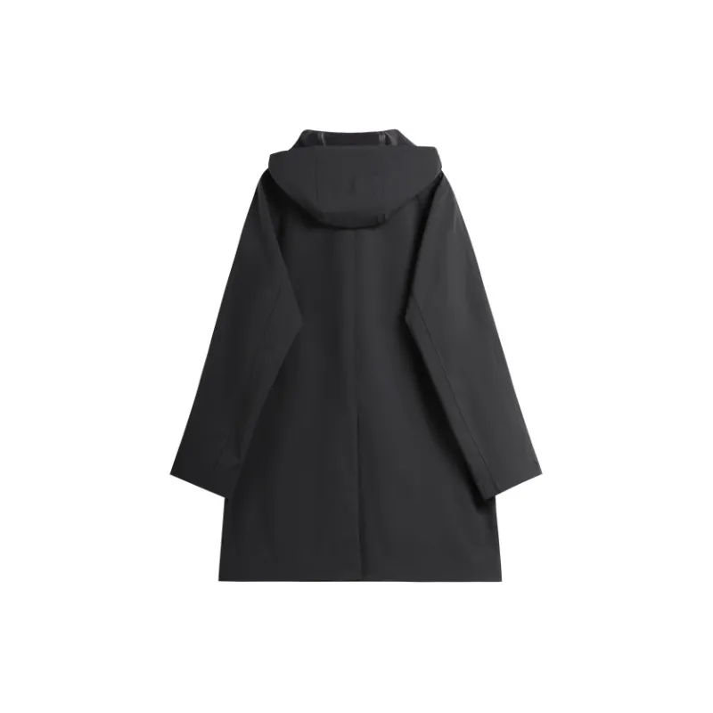 EHE Trench Coats Men Black-1