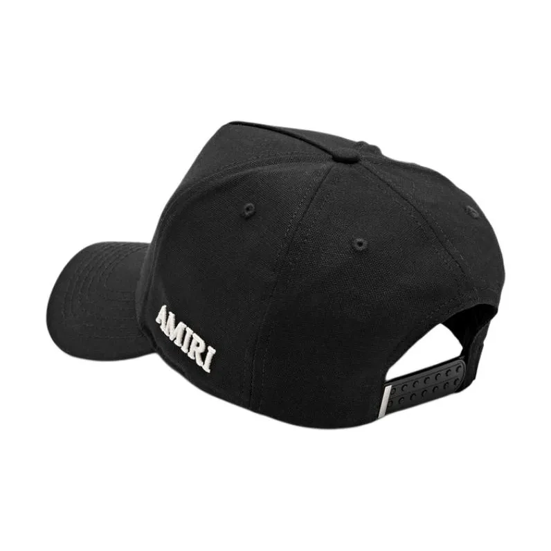 AMIRI Canvas Baseball Caps Unisex Black-2