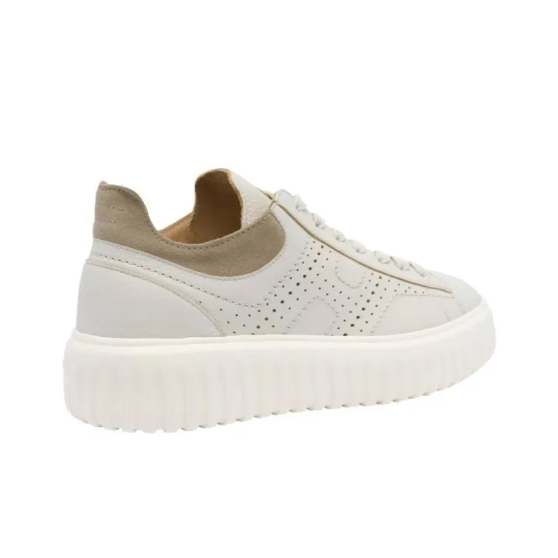 HOGAN Round Toe Lace Up Sneakers-3