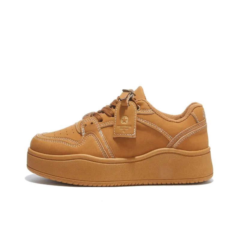 Komanic Niche Casual Vintage Low Top Puffy Shoes Women's-0