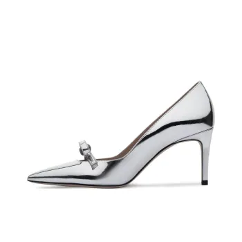 Stuart Weitzman/SW Felicity Slim Heel High Heels 7.5cm Women's Silver