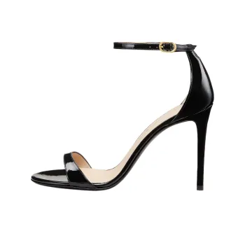 Stuart Weitzman/SW Nudist Strap Sandals 10cm Women's Black