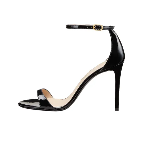 Stuart Weitzman/SW Nudist Strap Sandals 10cm Women's Black