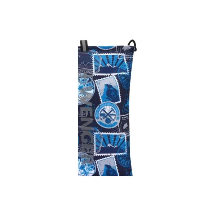 Wenger Nylon Fabric Portable Crossbody Bag Shoulder Bag Large Size Unisex Blue Print-4