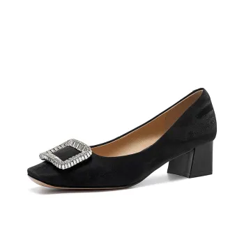 ELLE High Heels Women's Black/Ecru
