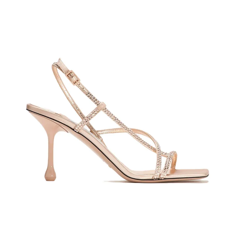 Jimmy Choo Etana Strap Sandals 8cm Women's Macaron Color-1