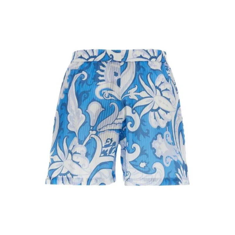 ETRO Floral Printed Swim Shorts-1
