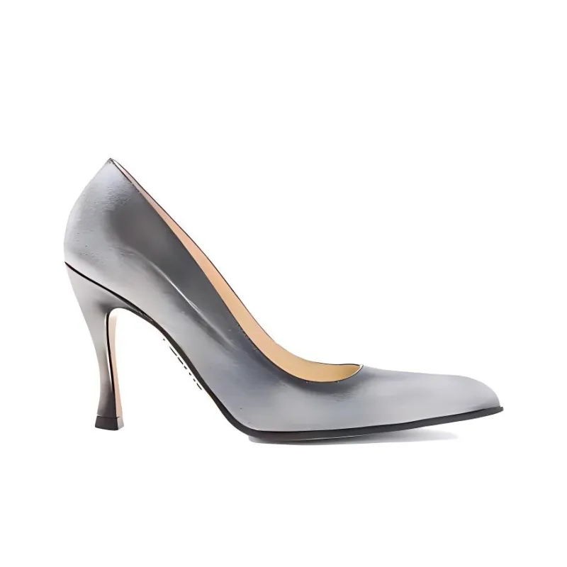 LOEWE Slim Heel High Heels Women's White Palm Flower White-1
