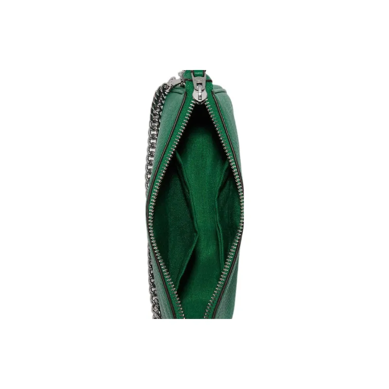 COACH Nolita Pebbled Leather Mahjong Shoulder Bag Clutch Regular Women's Solid Green-3