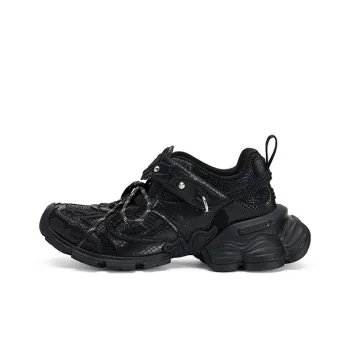 SUGARSU 25 Spring Snake Year Chunky Sneakers Height Increasing Casual Mary Jane Single Shoes Women's Black