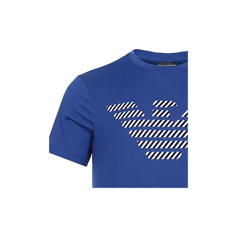 EMPORIO ARMANI T-Shirts Men Cerulean-4
