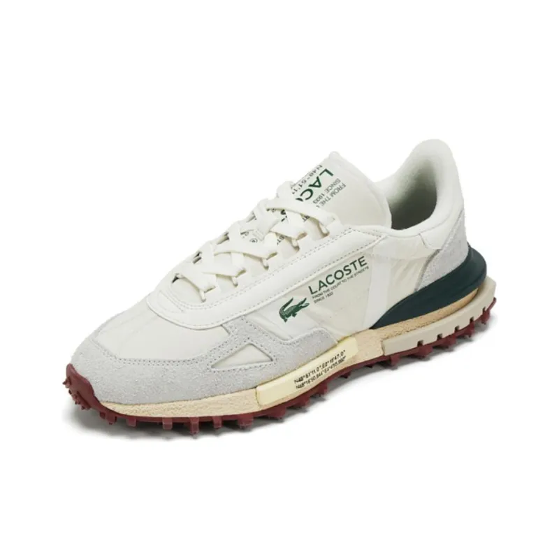 LACOSTE Low Top Casual Shoes Men's White Green-1