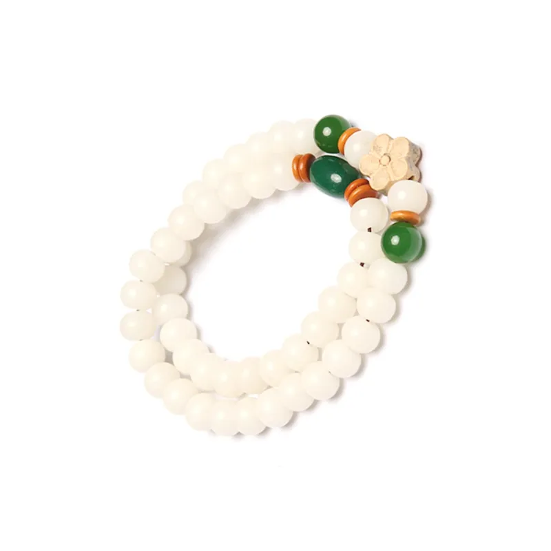 LINKY Laboratory White Jade Bodhi Bracelets Unisex-1