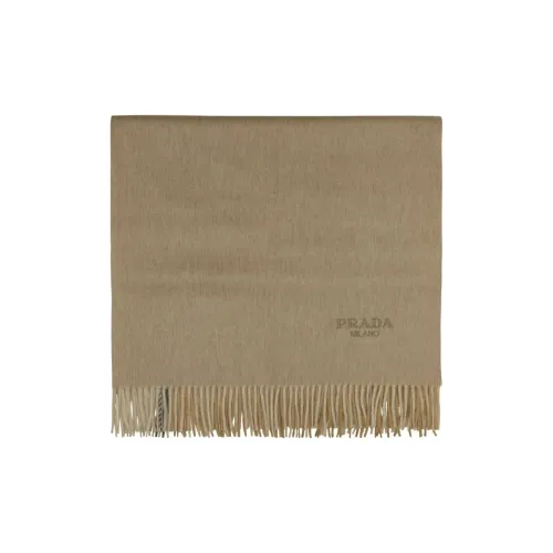 PRADA Two Toned Fringed Blanket