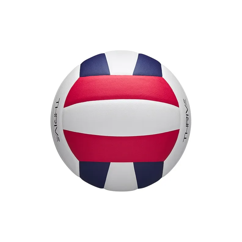 Wilson PU Size 5 Ball Volleyball Unisex Red White Blue Patchwork-2