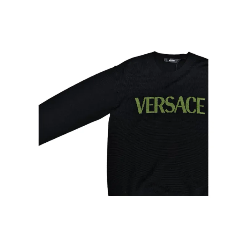 VERSACE Knitwear Men Black-2