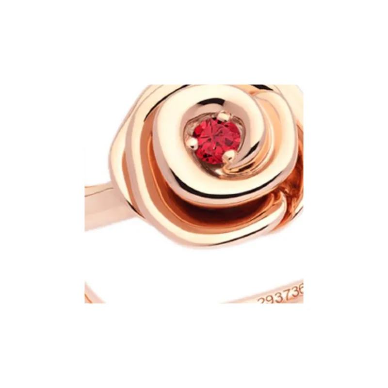 DIOR 18K Gold Rings Unisex Rose-2