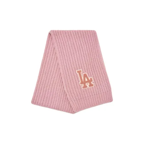 MLB Acrylic Knit Scarves Unisex Pink
