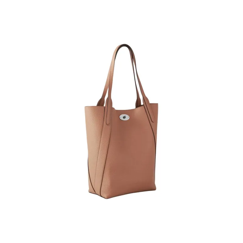 Mulberry Calfskin & Brass & Suede Tote Bag, Shopping Bag, Handbag, Shoulder Bag Women's Yellow-1