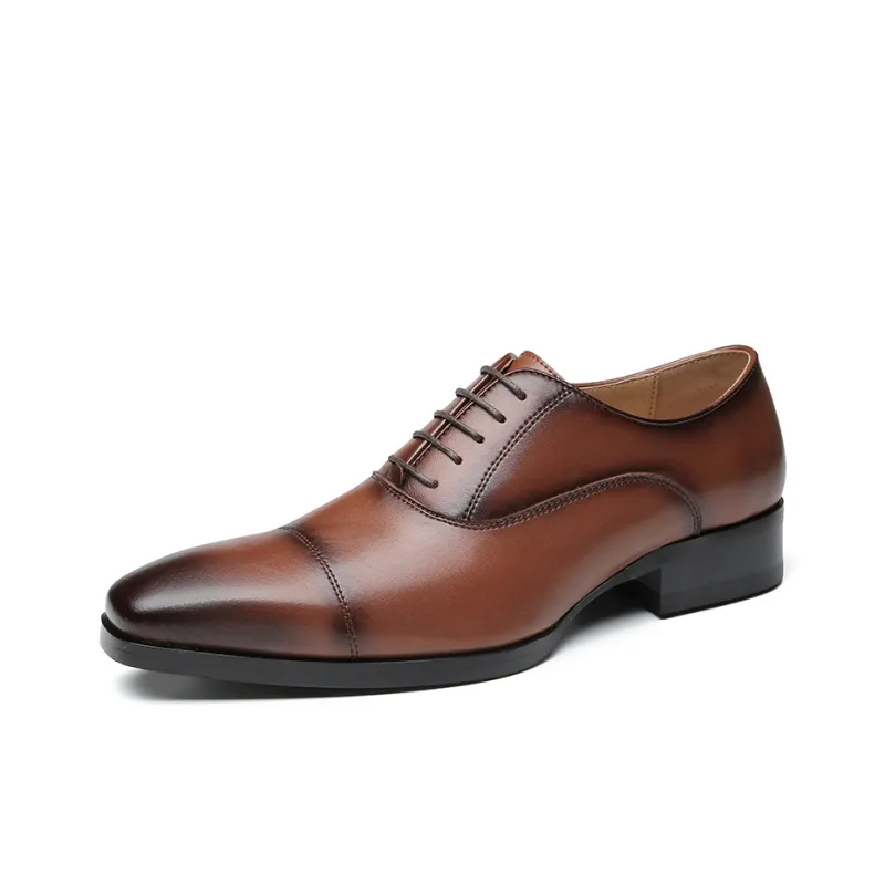 Kaltendin Business Commute British Versatile Suit Style Sharp Design Minimalist Style Elegance Dress Shoes Men's-7