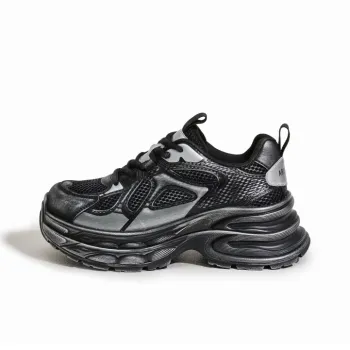 Milan Love Song Wear Resistant Lightweight Height Increasing Low Top Chunky Sneakers Women's