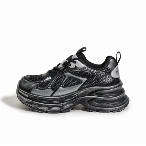 Milan Love Song Wear Resistant Lightweight Height Increasing Low Top Chunky Sneakers Women's