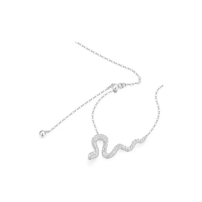 KADER 925 Sterling Silver Necklaces Women's Silver-1