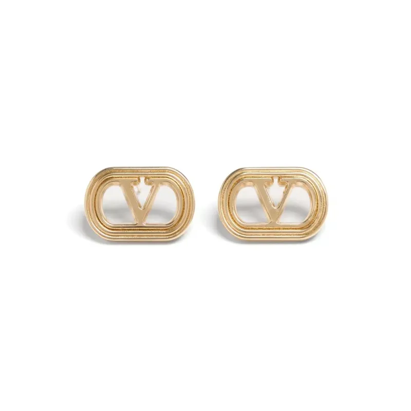 Valentino VLogo Plaque Earrings-0
