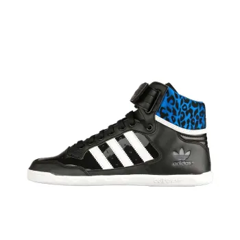 Adidas Originals Warm Slip-Resistant Cushioning Wear-Resistant High-Top Skateboard Shoes Women's Black