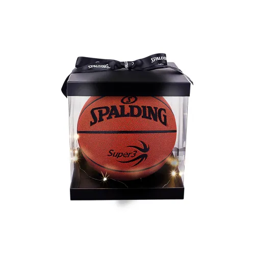SPALDING SUPER3 Super League Series Hard Surface PU Basketball Brown Size 7 Ball Training Match Unisex